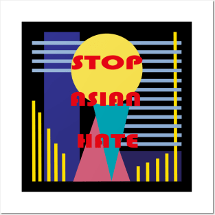 stop asian hate Posters and Art